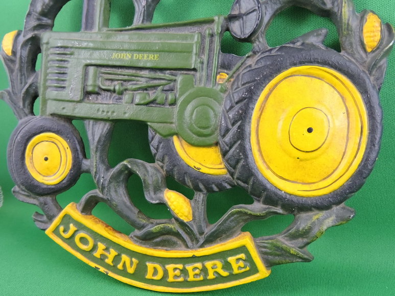 Image for John Deere Cast Iron Trivet - Kitchen Cooking