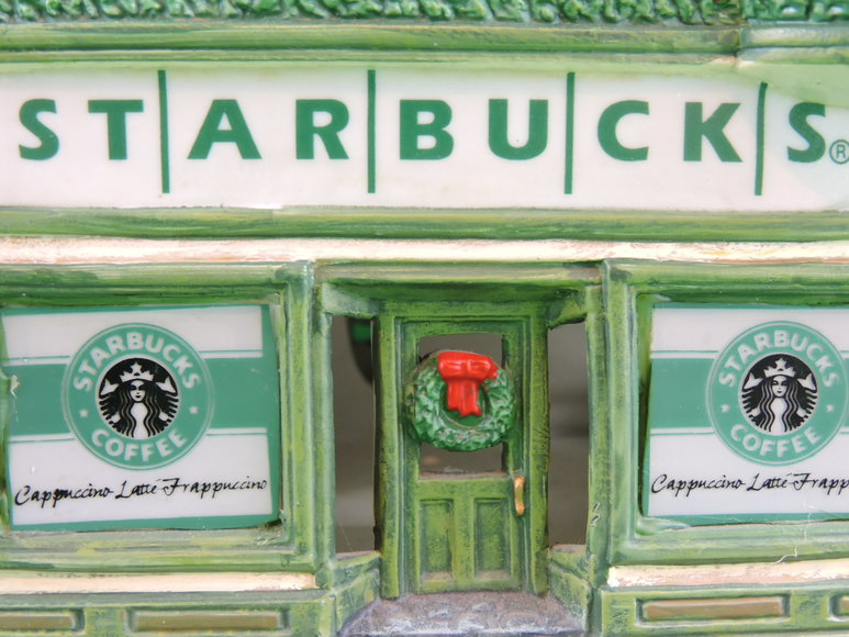 Image for STARBUCKS - Rare Light Up Festive Coffee House