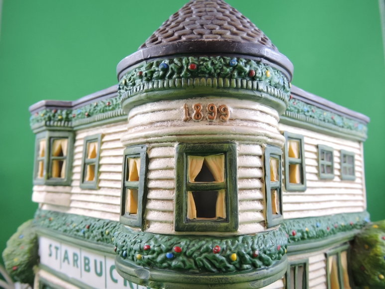 Image for STARBUCKS - Rare Light Up Festive Coffee House