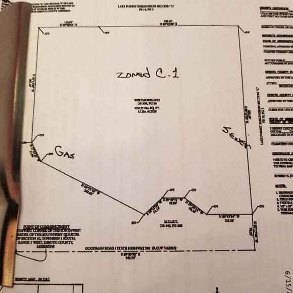 Image for SOLD PENDING CLOSING: ABSOLUTE AUCTION, MUST CLOSE IN 10 DAYS! 5± Acres Zoned C-1, in DeSoto County, MS