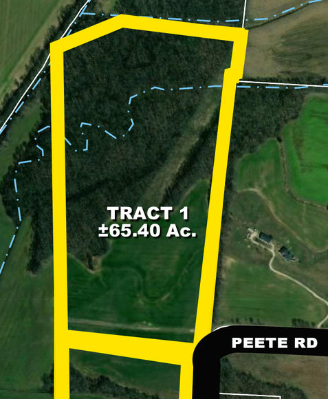 Tract 1: 65± Acres
