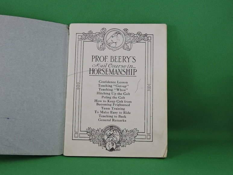 Image for Prof. Beery's Mail Courses in Horsemanship