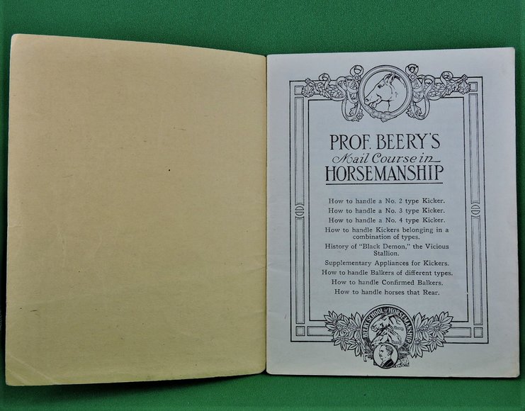 Image for Prof. Beery's Mail Courses in Horsemanship