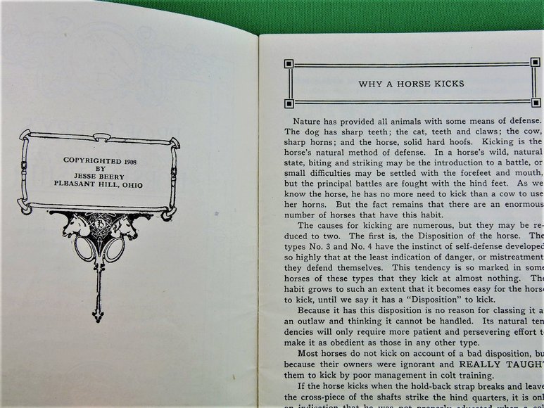 Image for Prof. Beery's Mail Courses in Horsemanship