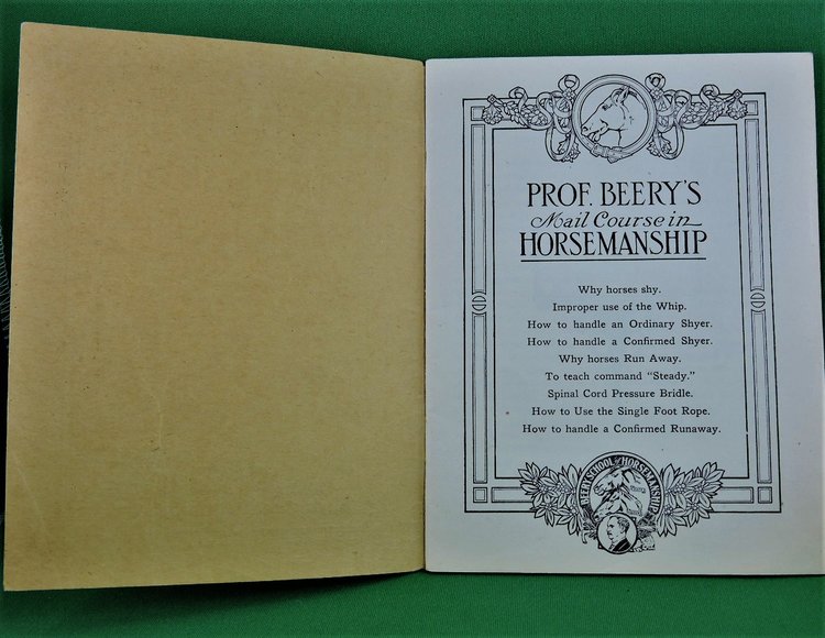 Image for Prof. Beery's Mail Courses in Horsemanship