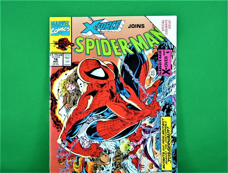 X-Force - #16 November 1991 - X-Force Joins Spiderman - Marvel Comics