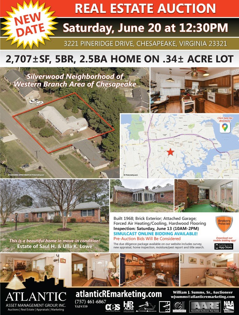 Image for Estate Auction - 3221 Pineridge Drive - Click Here for Details