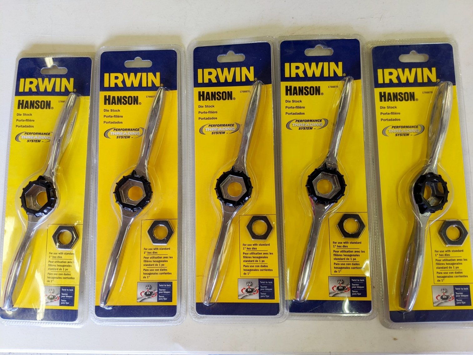 (5) Irwin Hanson Die Stock