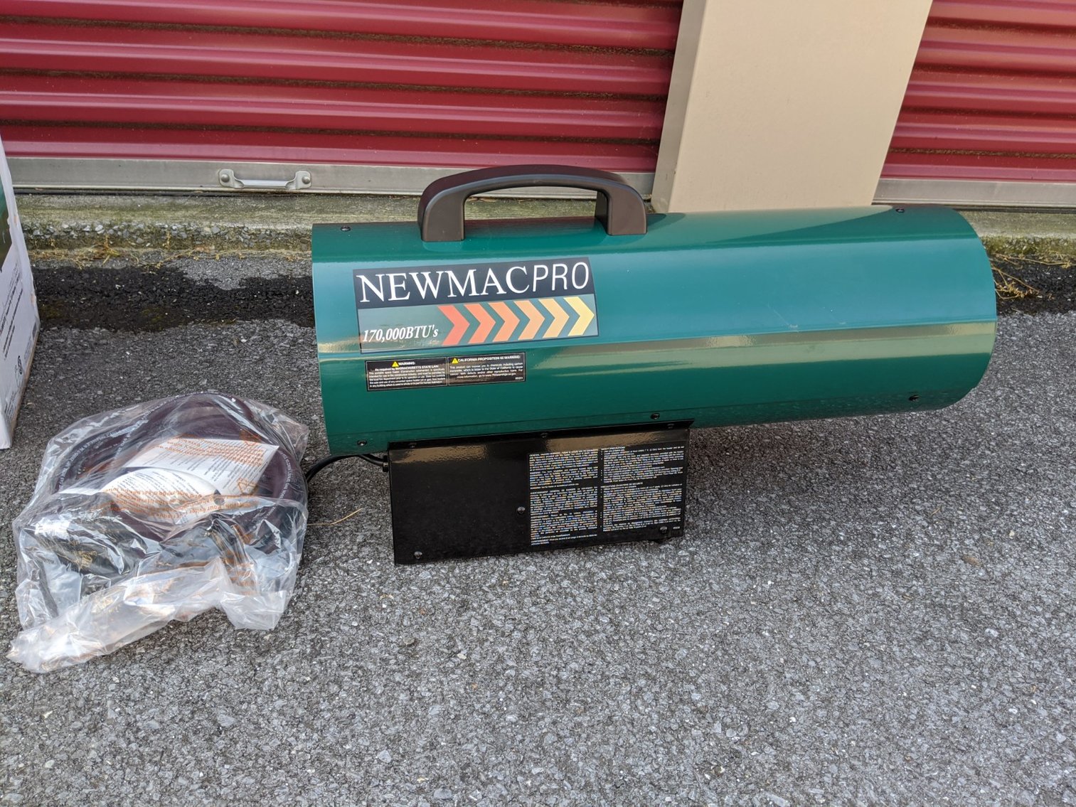 Newmac Pro 170,000 BTU Propane Forced Air Heater