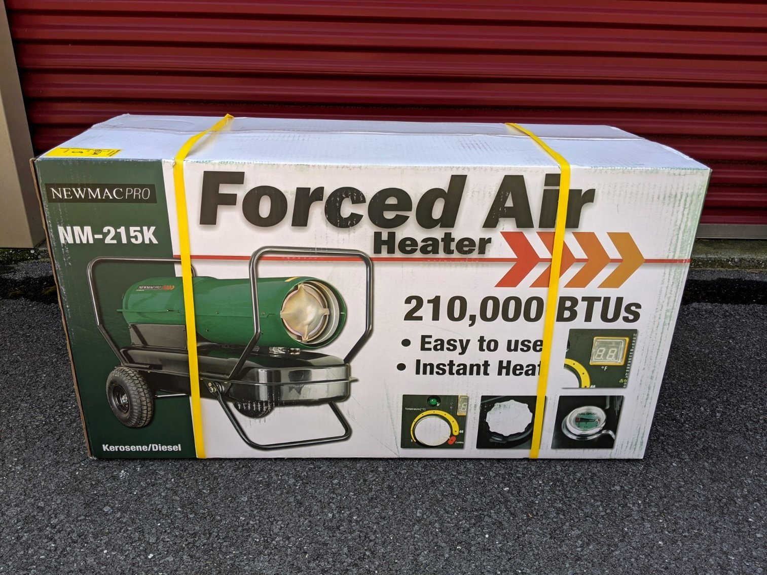 Newmac Pro 210,000 BTU Forced Air Kerosene Heater