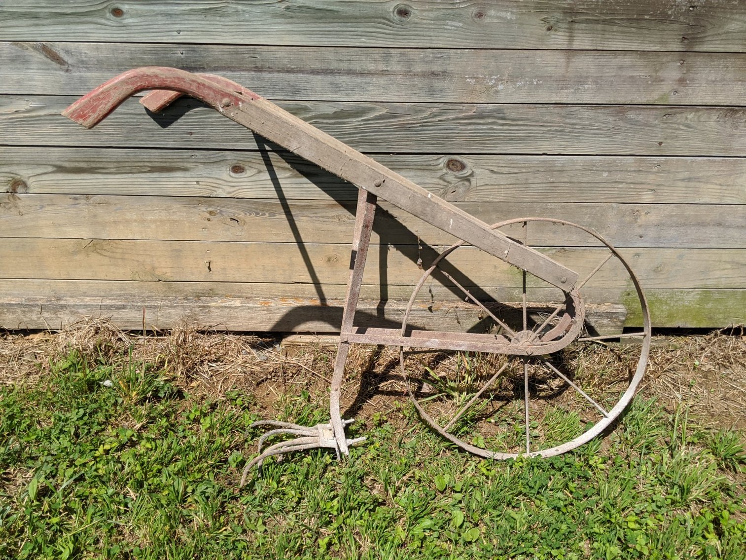 Garden Push Plow With Cultivator