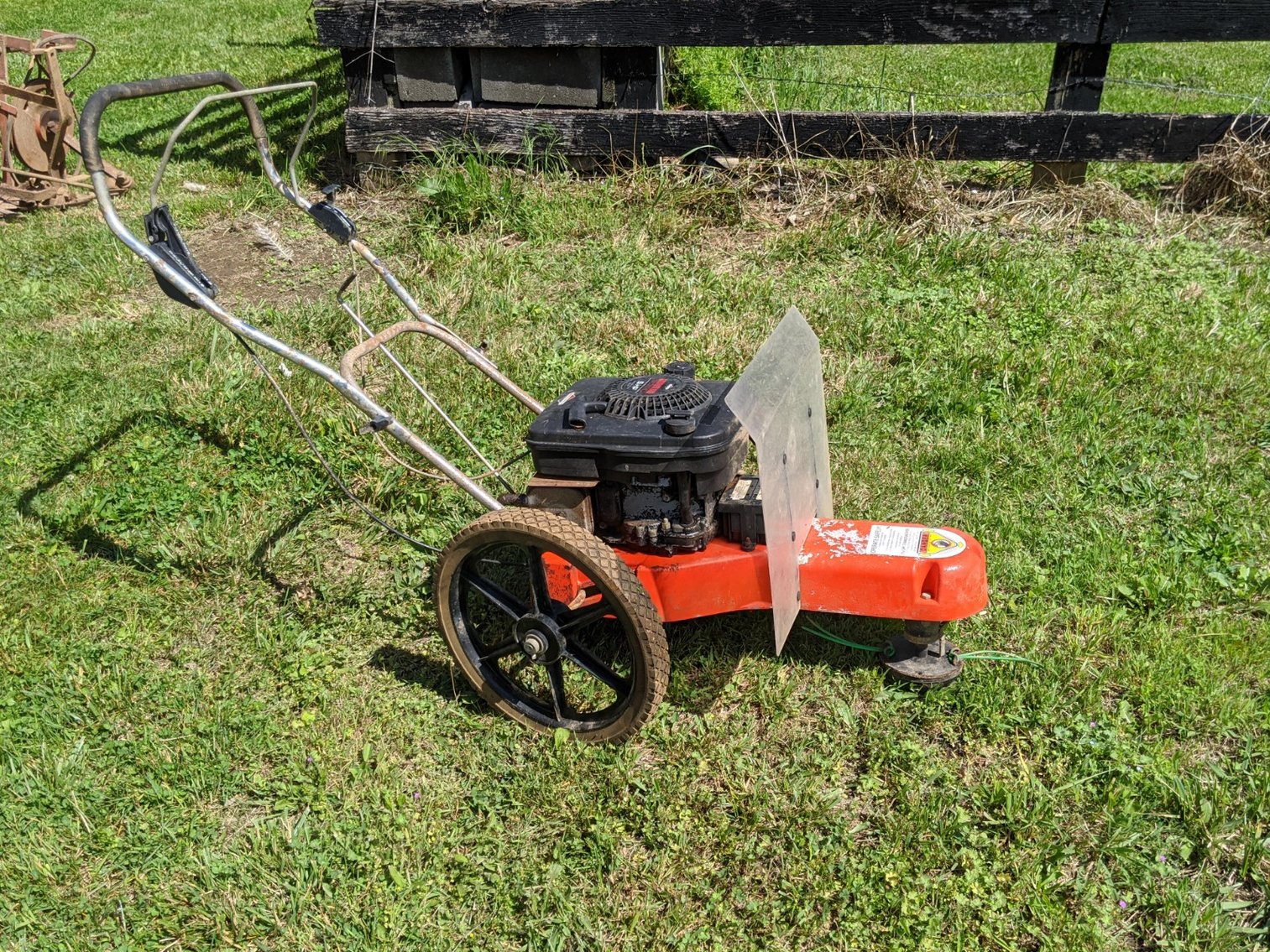 DR Country Home Products Wheeled String Trimmer