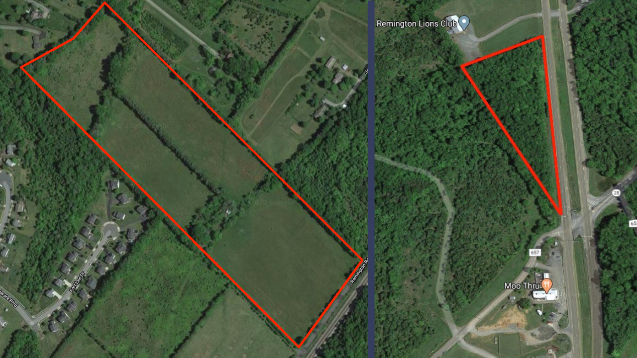 Image for ORDERED SOLD BY U.S. BANKRUPTCY COURT - Tract 1: 31.75 ± AC on Remington Rd. - Tract 2: 6.462 ± AC on James Madison Hwy. -  Northern Virginia Development Opportunity - 11880 Remington Rd., Remington, VA 22734
