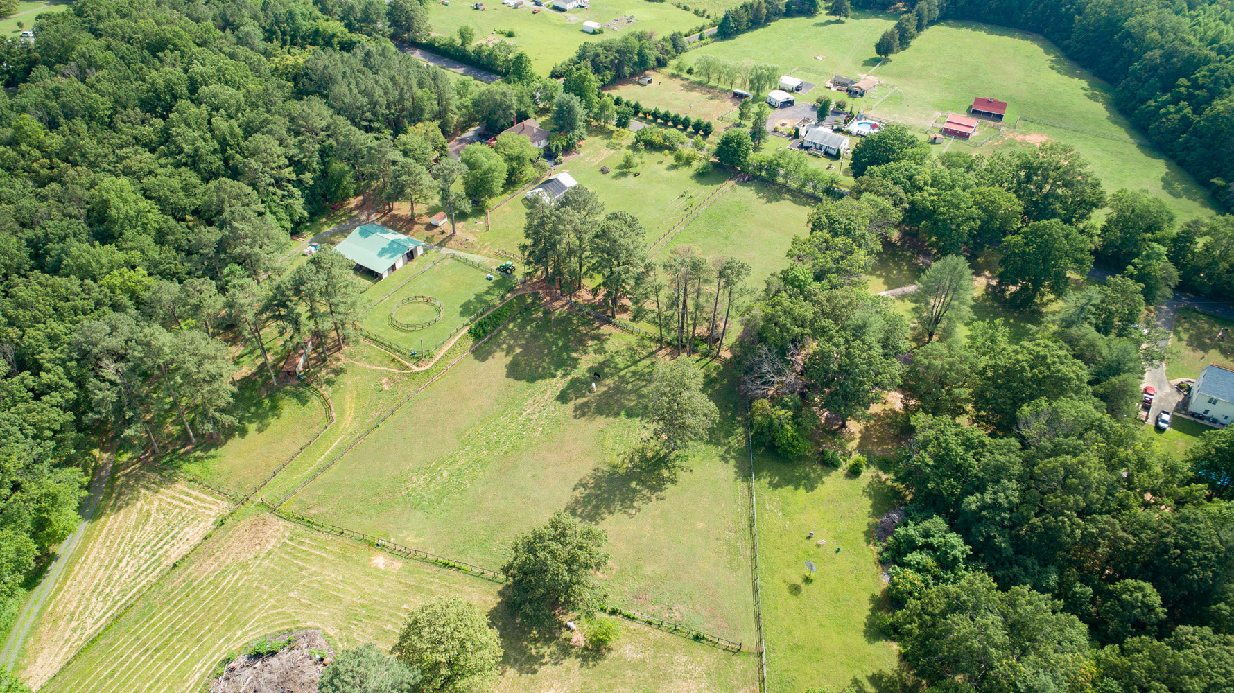 Image for 3 BR/2.5 BA Home w/13 Stall Barn, Outbuildings & Greenhouse on 5.47 +/- Acres in Orange County, VA