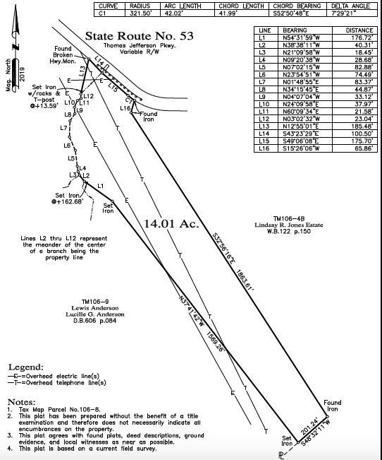 Image for 14.01 ± AC Residential Building Site - Elevated Building Lot - Albemarle County - 0 Thomas Jefferson Pky., Charlottesville, VA 22902
