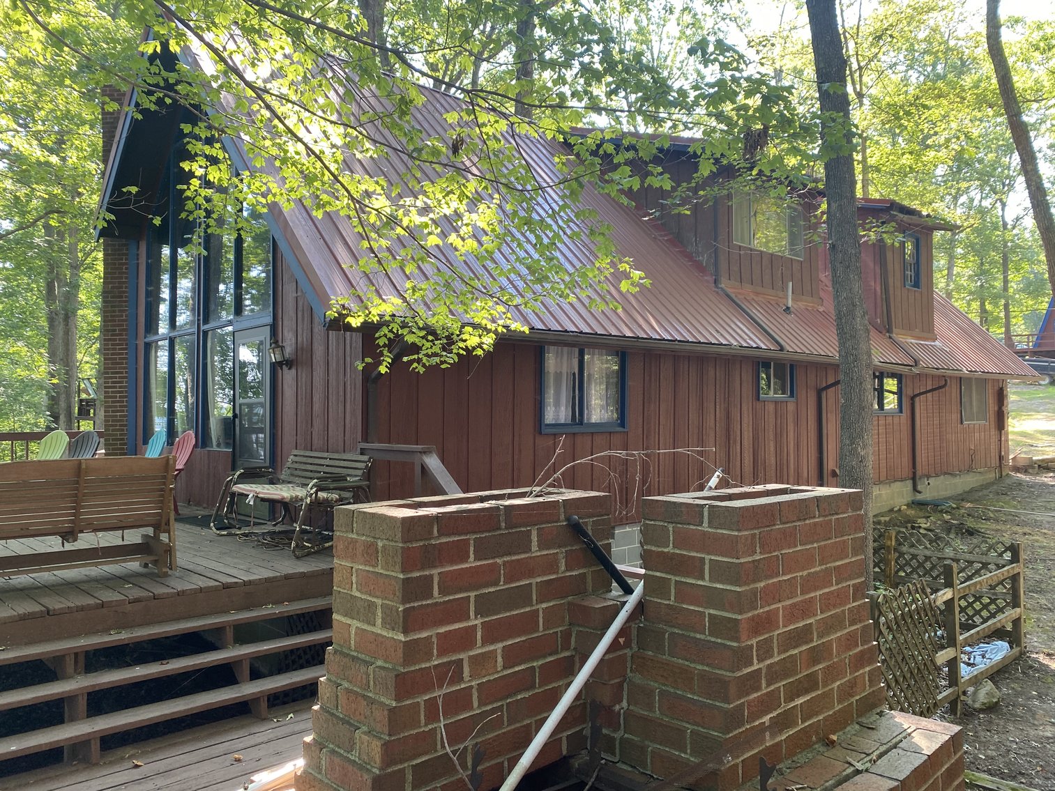 Image for Little Retreat @ Kerr Lake – Main Cottage Plus Four (4) A-Frame Cabins - Dock With Boat Slip - Income Potential - 877 Riverview Ave., Buffalo Junction, VA 24529