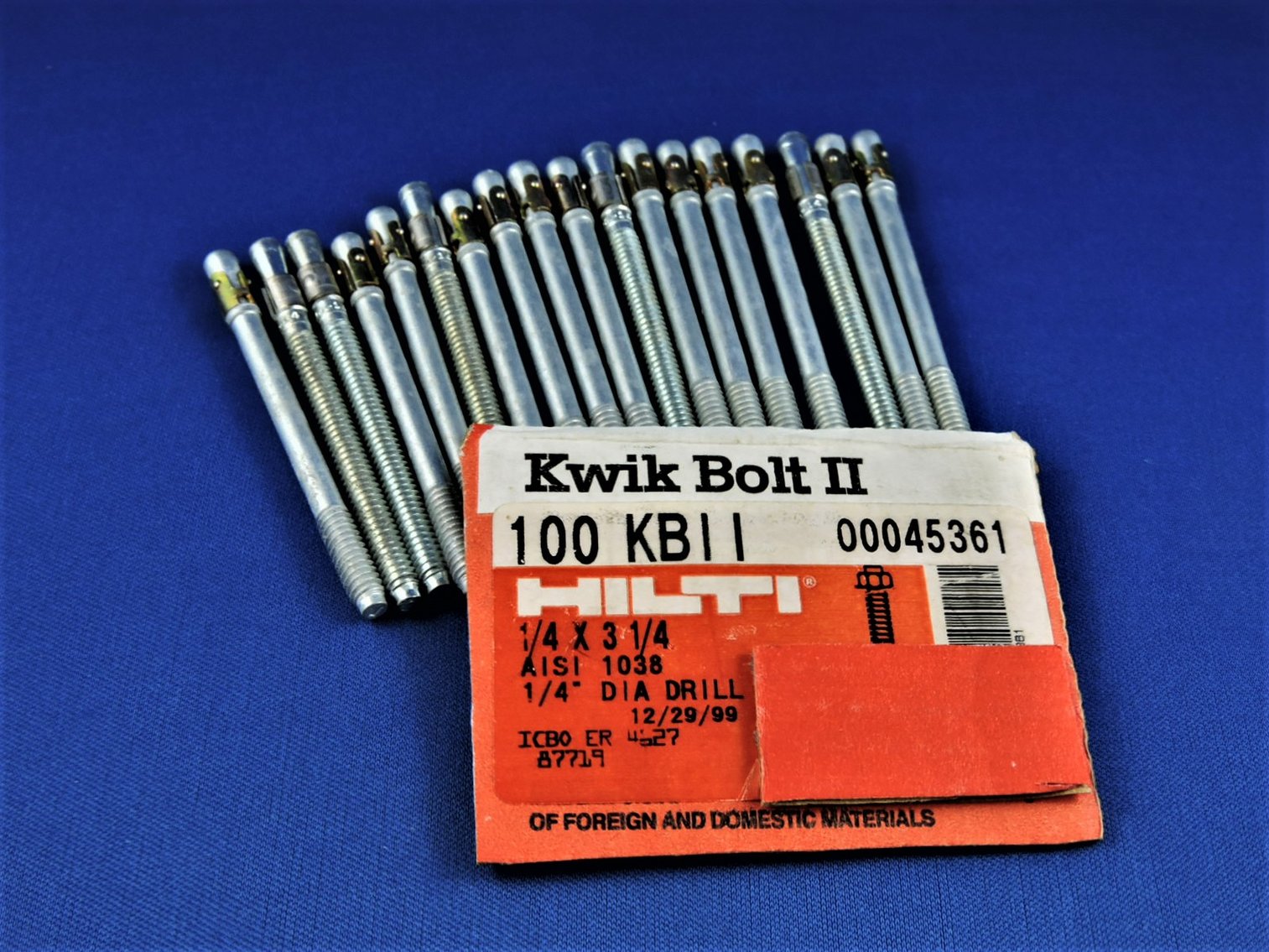 Image for HILTI - Kwick Bolt - Hilti Nail - Hardware Inventory Clearance