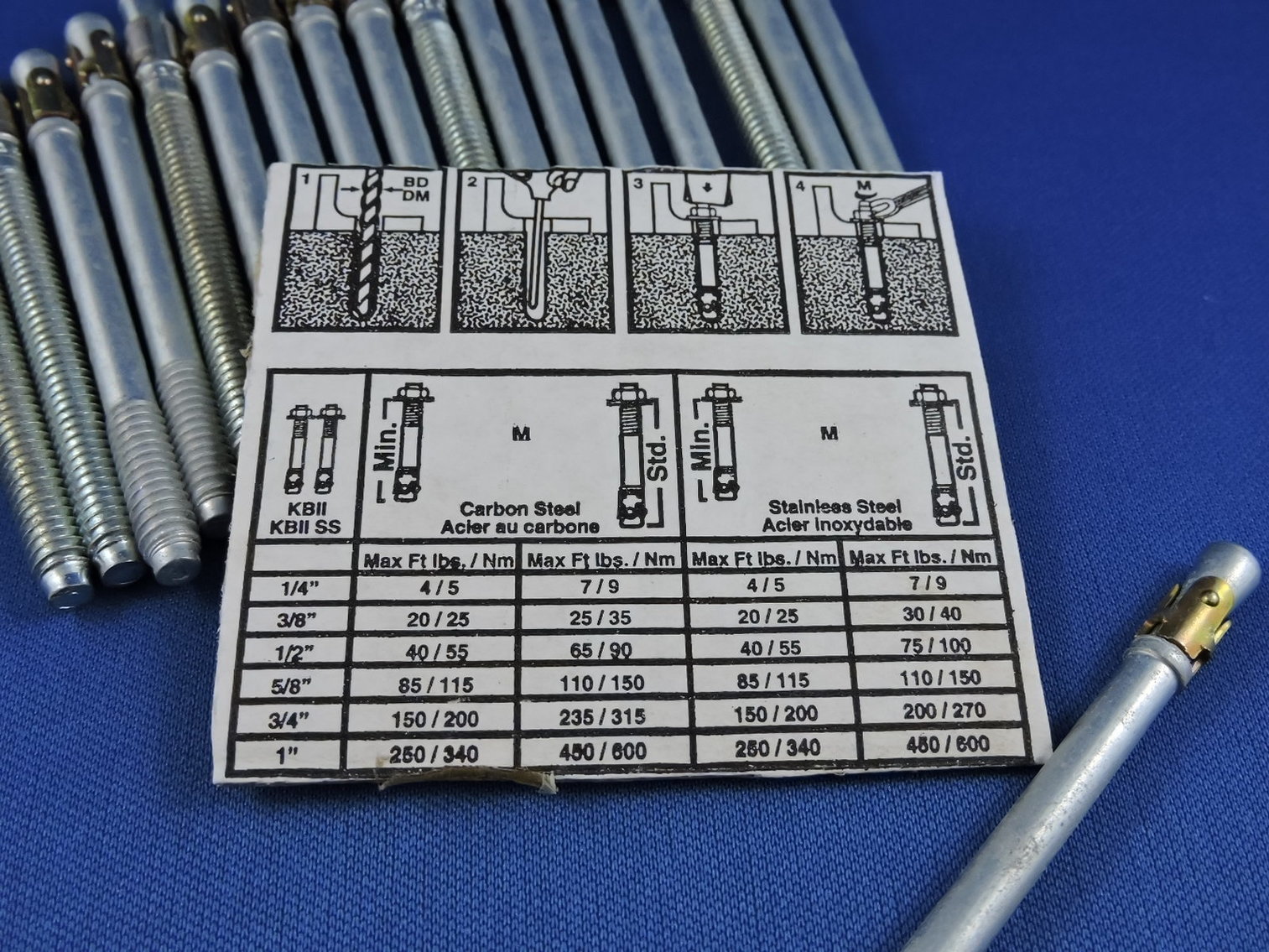 Image for HILTI - Kwick Bolt - Hilti Nail - Hardware Inventory Clearance
