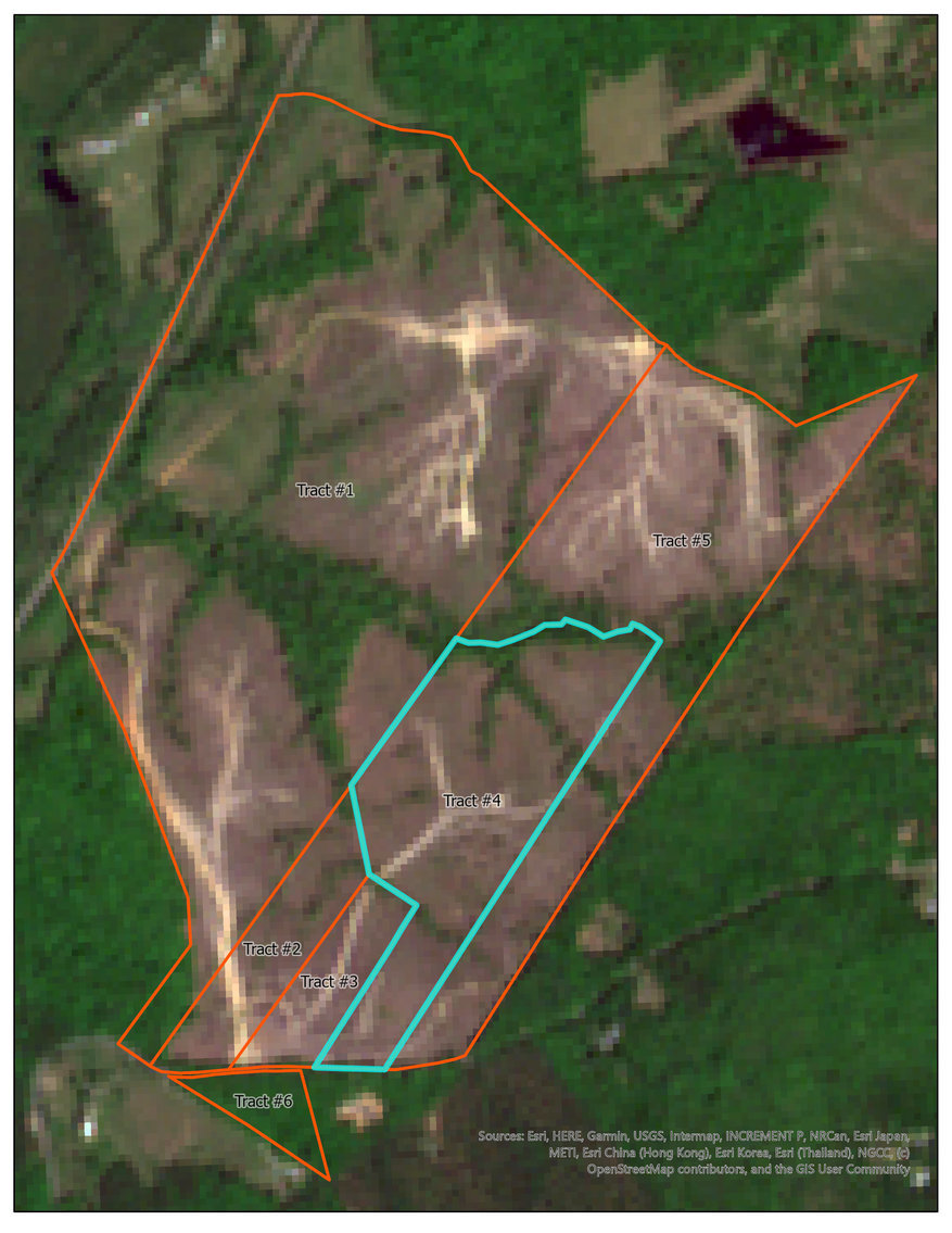 Image for Tract #4:  36.078 +/- acres:  Tax Map:  19-25C (Louisa); Zoning:  A2