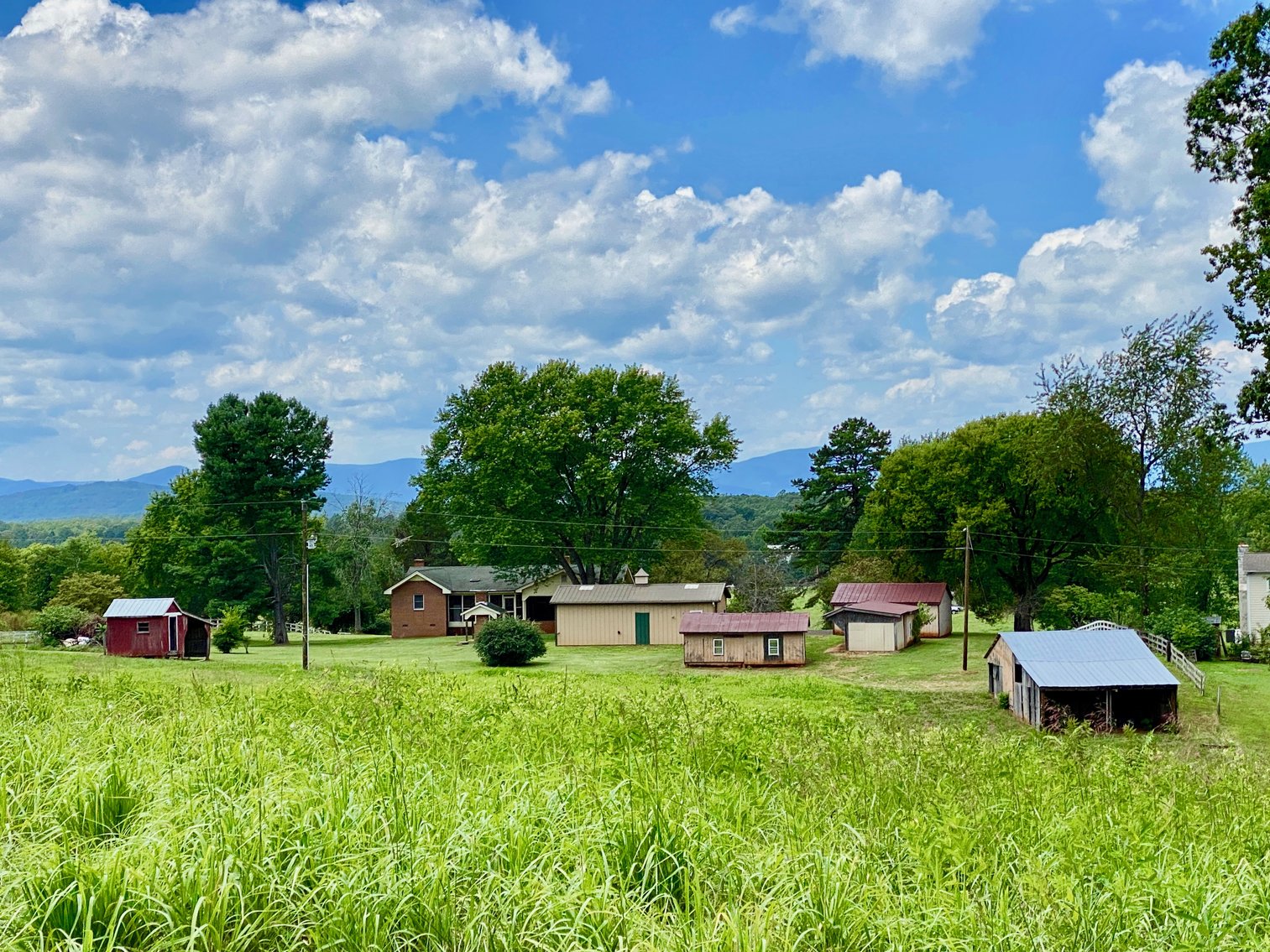 Image for 3 BR/2 BA Brick Home on 8.9 +/- Acres w/Detached Garage/Work Shop & Gorgeous Mountain Views