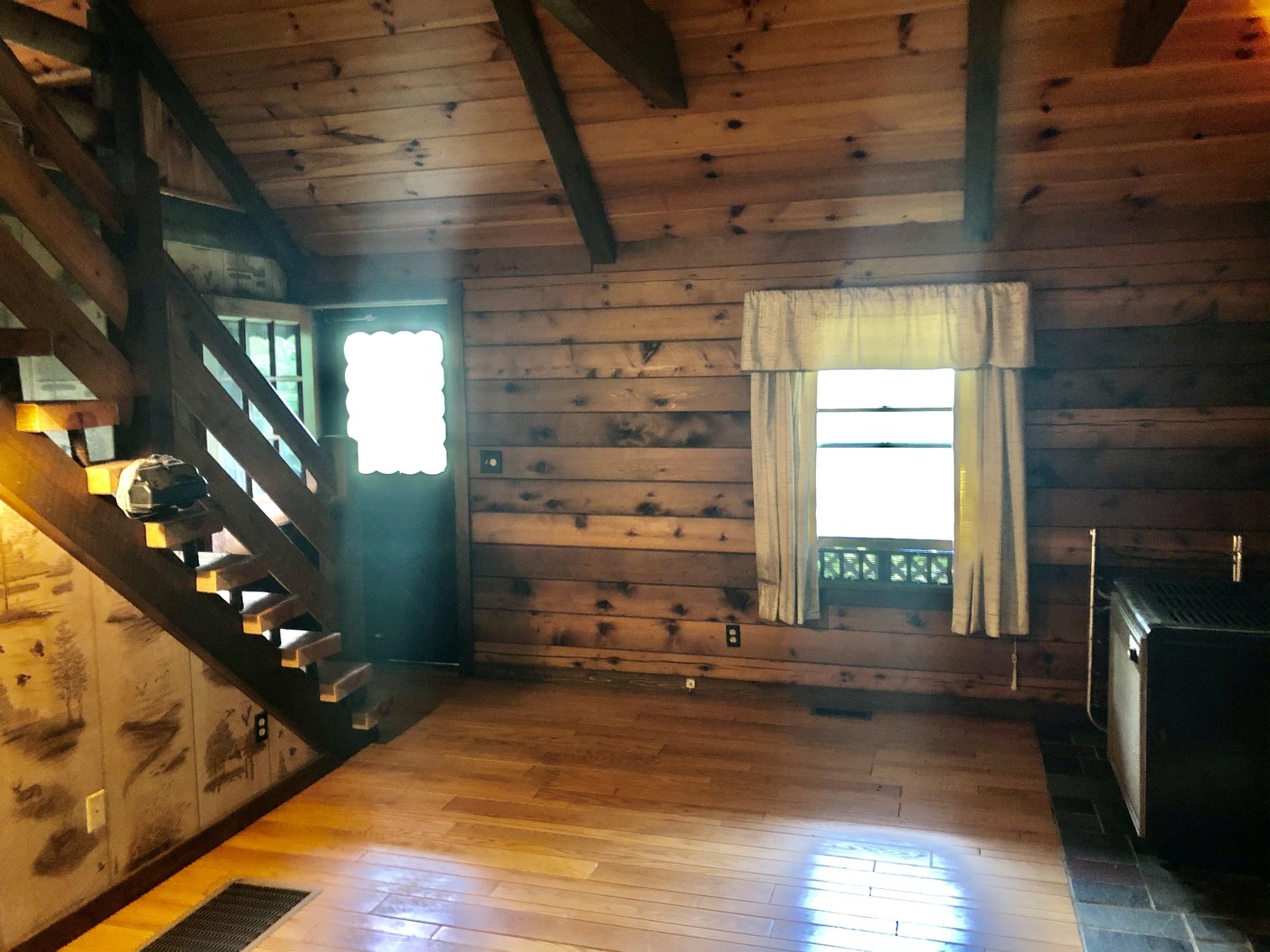 Image for 2 BR/1 BA Log Cabin on 30 +/- Acres Bordering National Forest in Bath County, VA