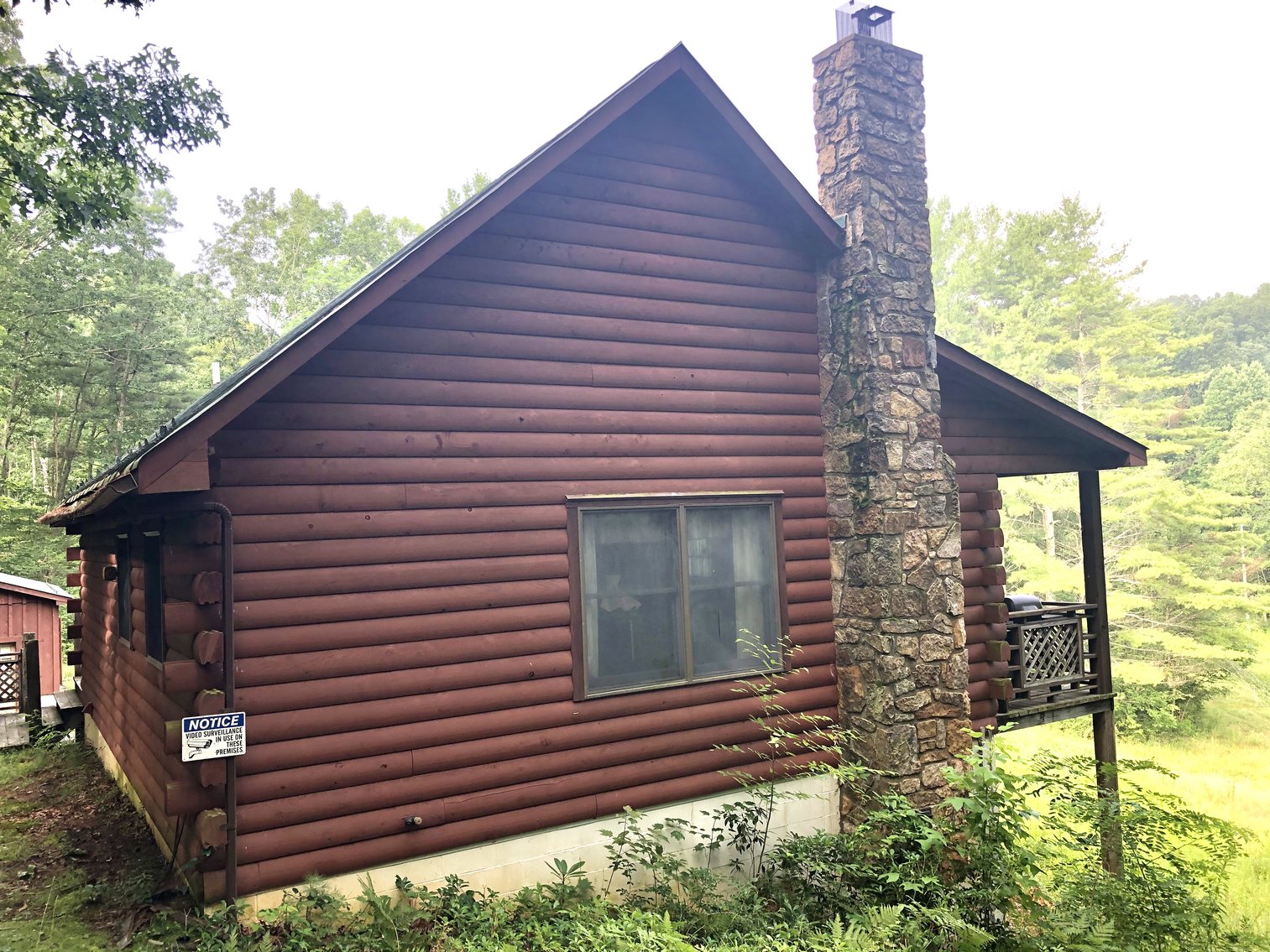 Image for 2 BR/1 BA Log Cabin on 30 +/- Acres Bordering National Forest in Bath County, VA