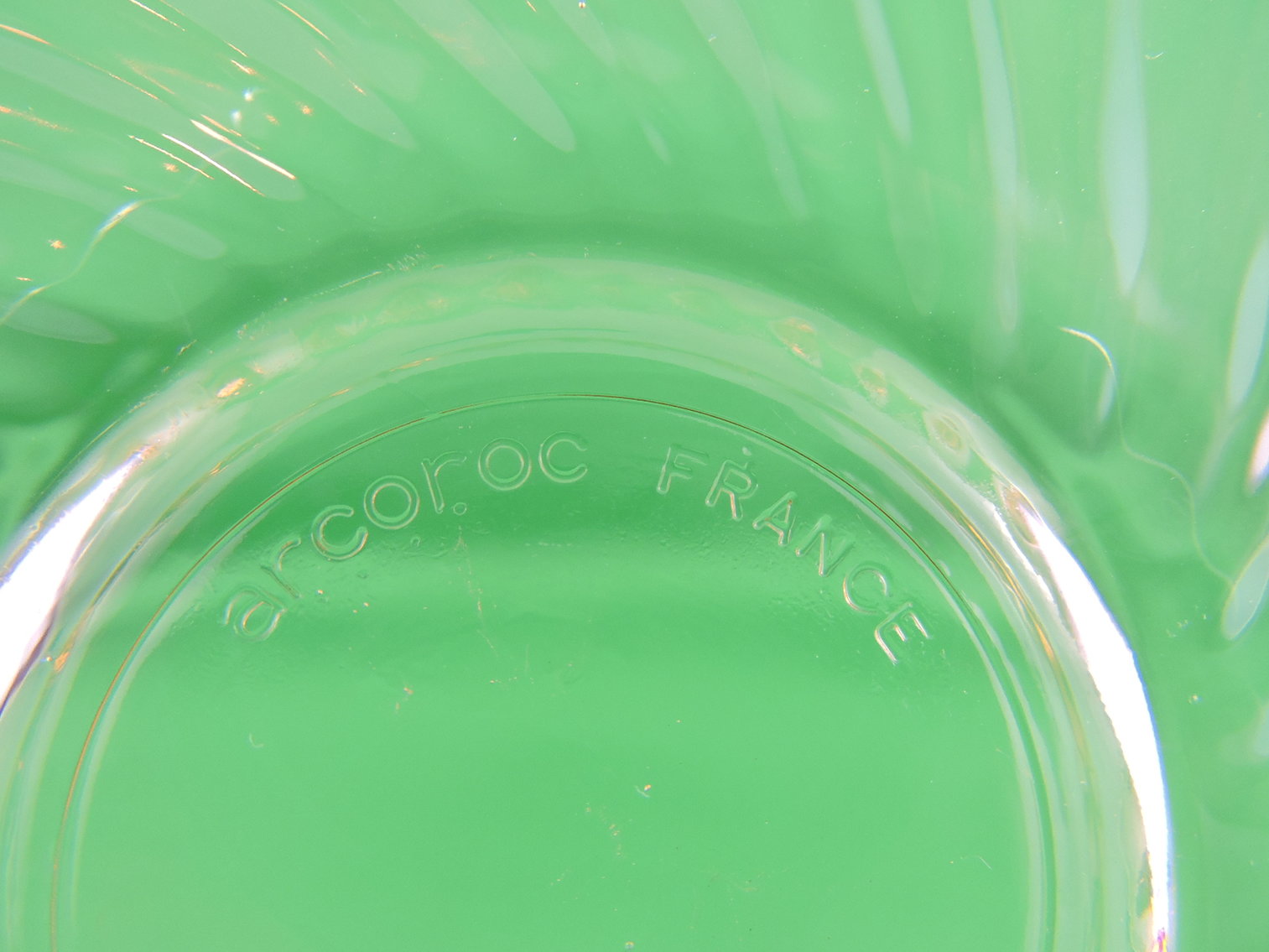 Image for Arcoroc France - Rosaline Pink - Pink Glass Tea Cup and Matching Saucer