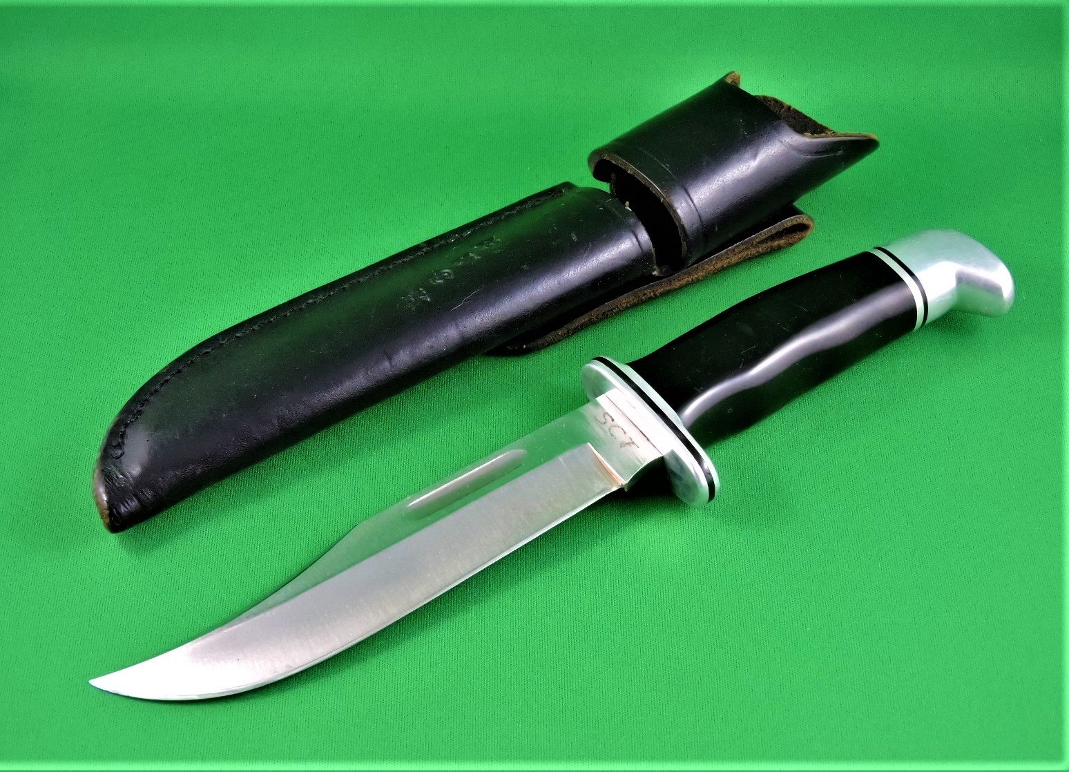Image for Buck Hunting Knife #119 - Fixed Blade Knife with Sheath.