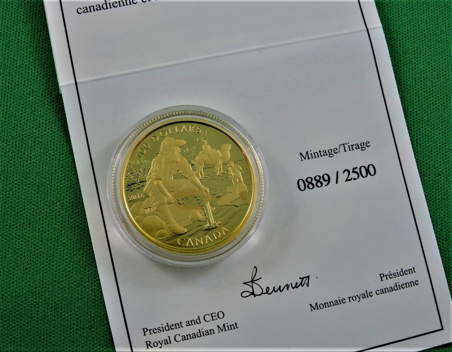 Image for Gold Coin - $100 - The Cariboo Gold Rush