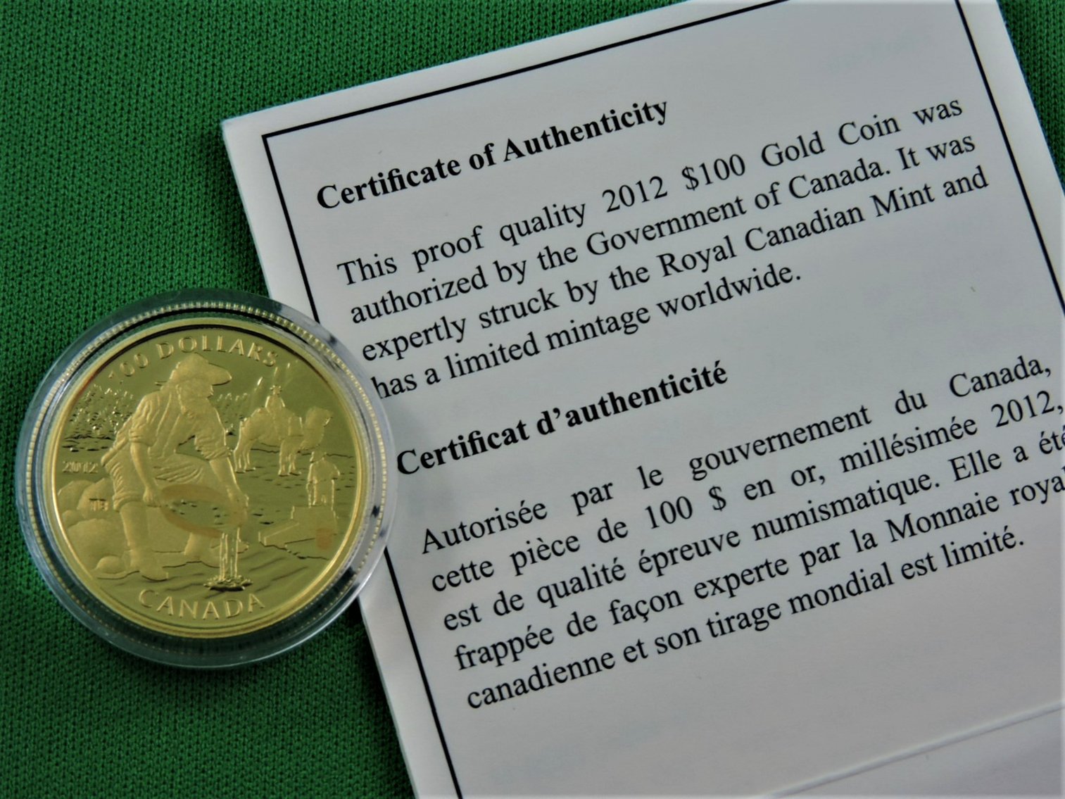 Image for Gold Coin - $100 - The Cariboo Gold Rush