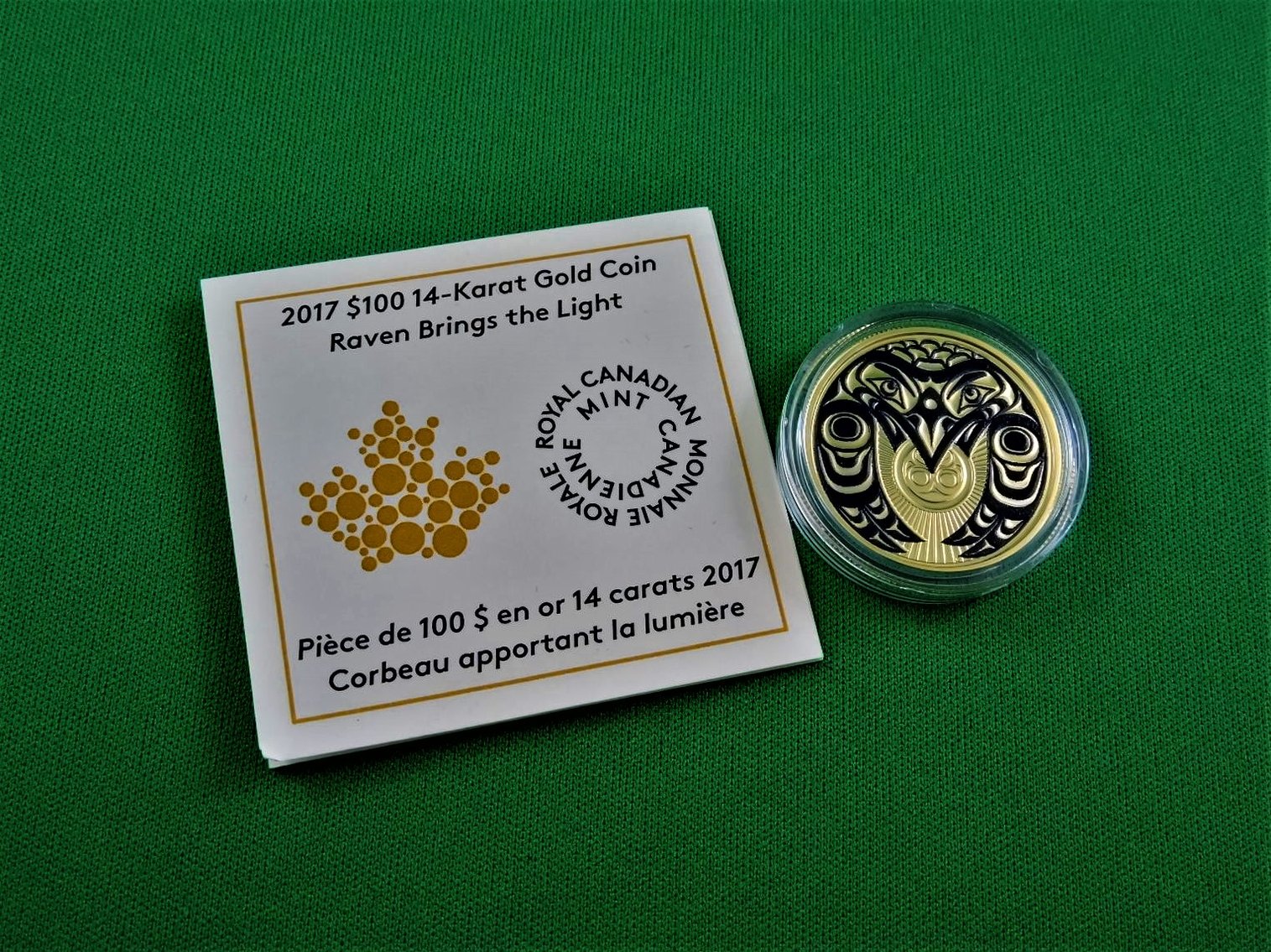 Image for Gold Coin - Raven Brings the Light - RCM 2017