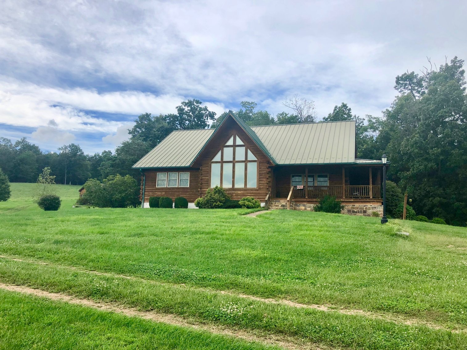 Image for Majestic 3 BR/4.5 BA Log Home on 45 +/- Acres w/5,000 sf. Shop--Augusta County, VA