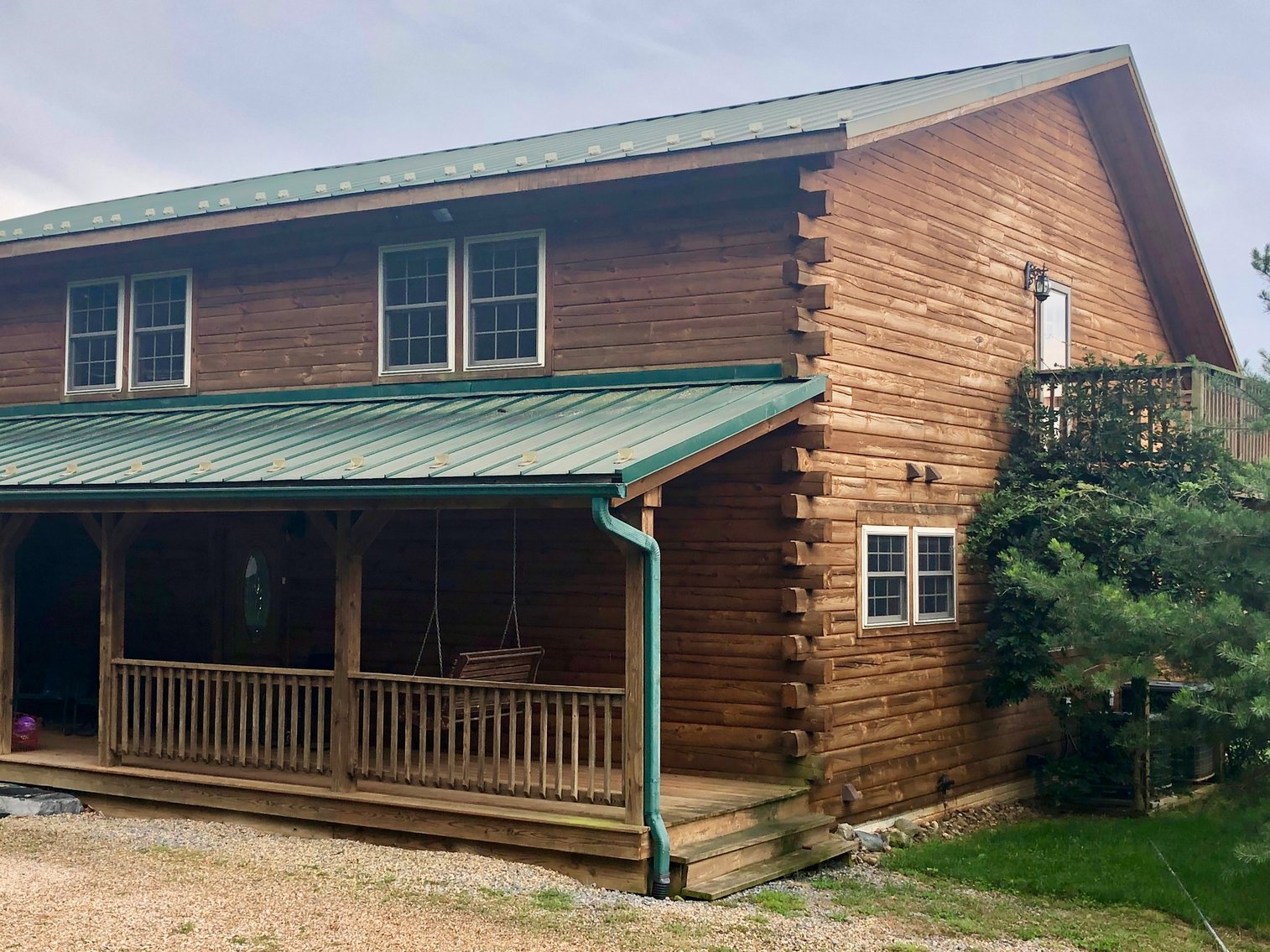 Image for Majestic 3 BR/4.5 BA Log Home on 45 +/- Acres w/5,000 sf. Shop--Augusta County, VA