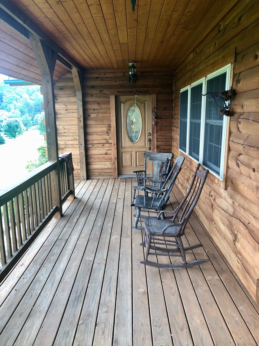 Image for Majestic 3 BR/4.5 BA Log Home on 45 +/- Acres w/5,000 sf. Shop--Augusta County, VA