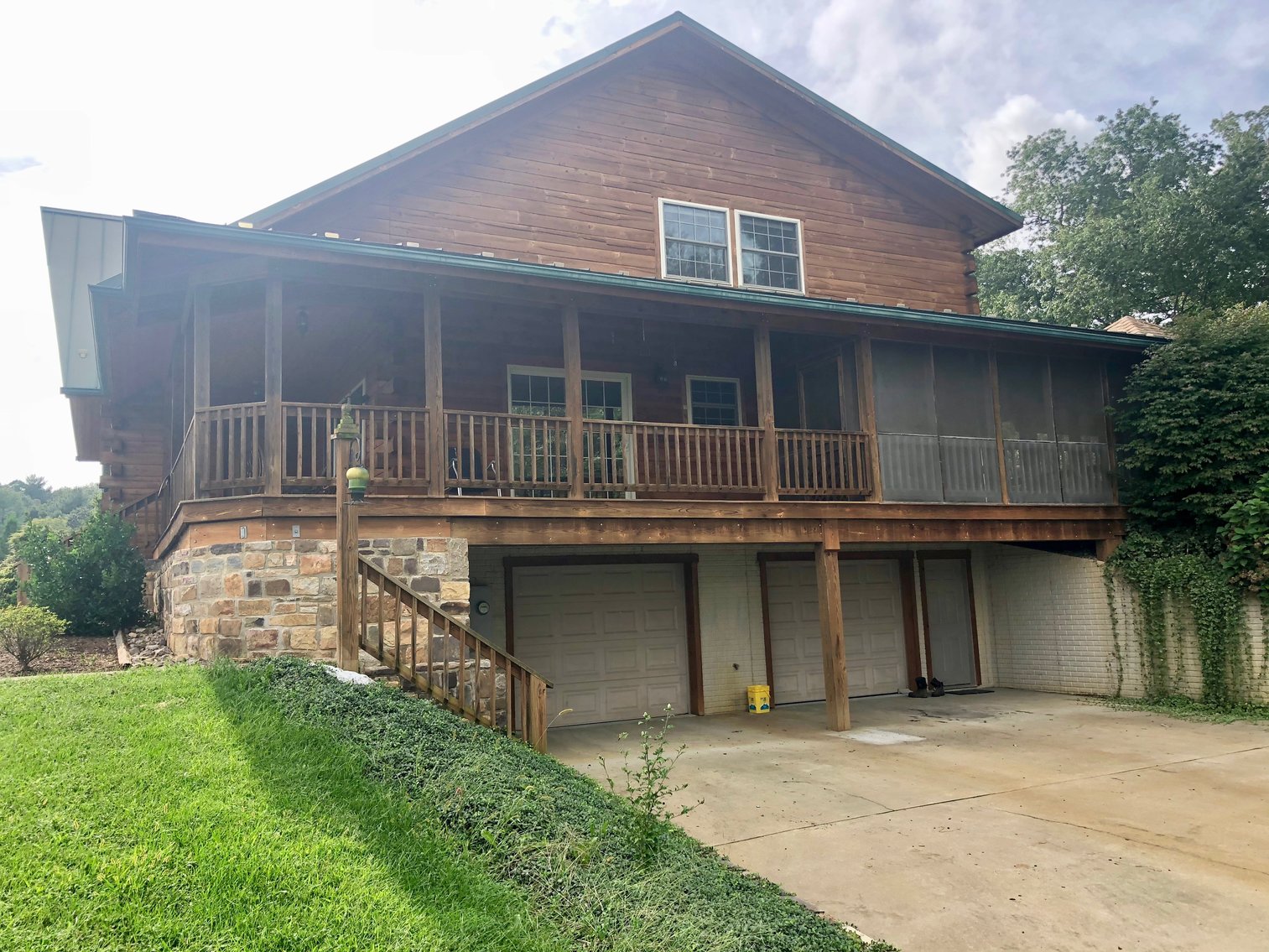 Image for Majestic 3 BR/4.5 BA Log Home on 45 +/- Acres w/5,000 sf. Shop--Augusta County, VA