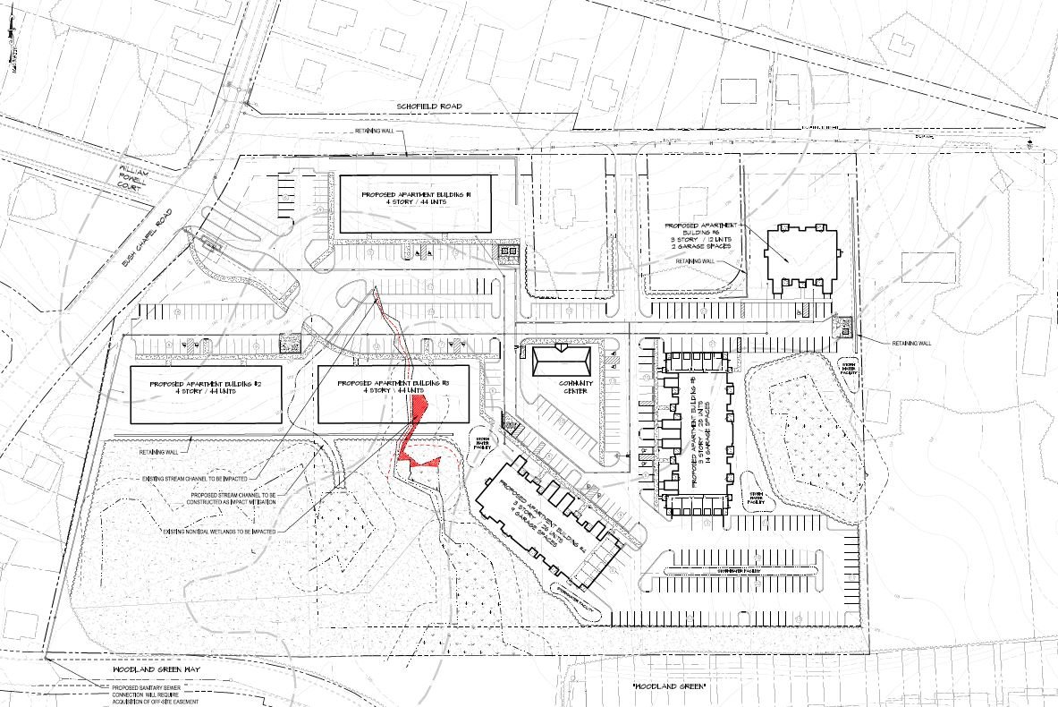 Image for Normandy Woods Development Site - 144 ± Unit Apartment Building (By Right) or 38 ± Townhouse Units - Shovel Ready - 734 Schofield Ave., Aberdeen, MD 21001