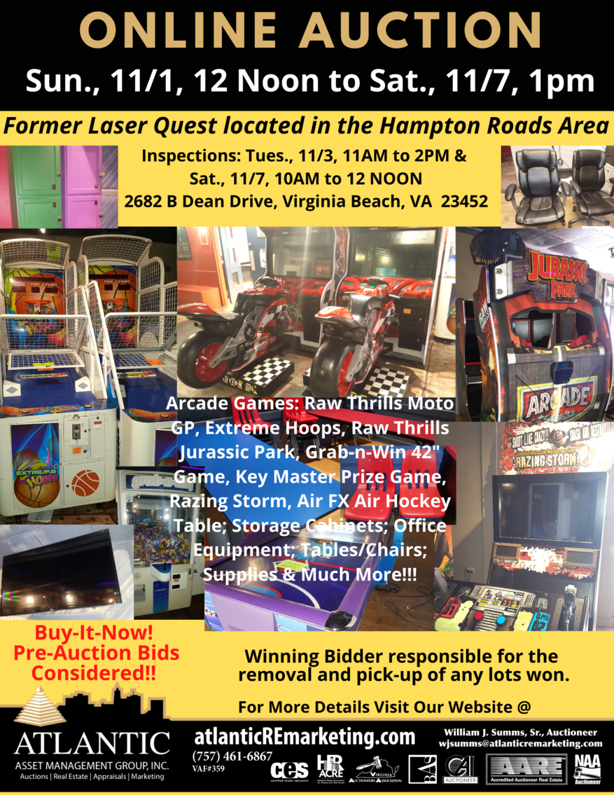 Image for Online Laser Quest Auction - Click Here for Details