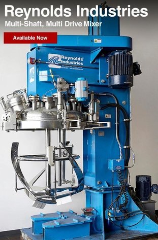 Image for ***SOLD***MJK0066 Reynolds Industries Mixer 200 GAL Multi-Shaft, Multi Drive, Variable Speed Mixer