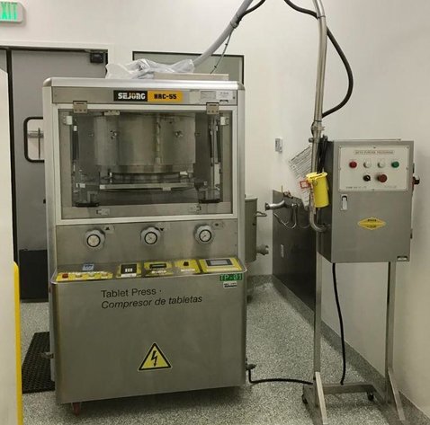 Image for MJK0072 Sejong 55 Station Tablet Press MDL HRC-55, Young Suk Co Auto Powder Feedenser