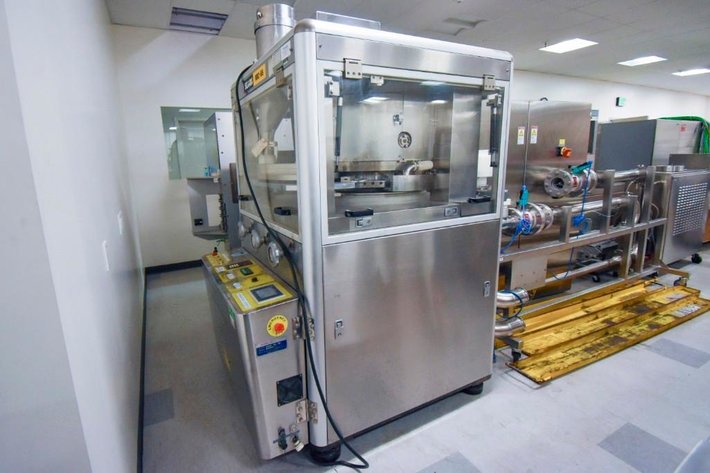 Image for MJK0072 Sejong 55 Station Tablet Press MDL HRC-55, Young Suk Co Auto Powder Feedenser