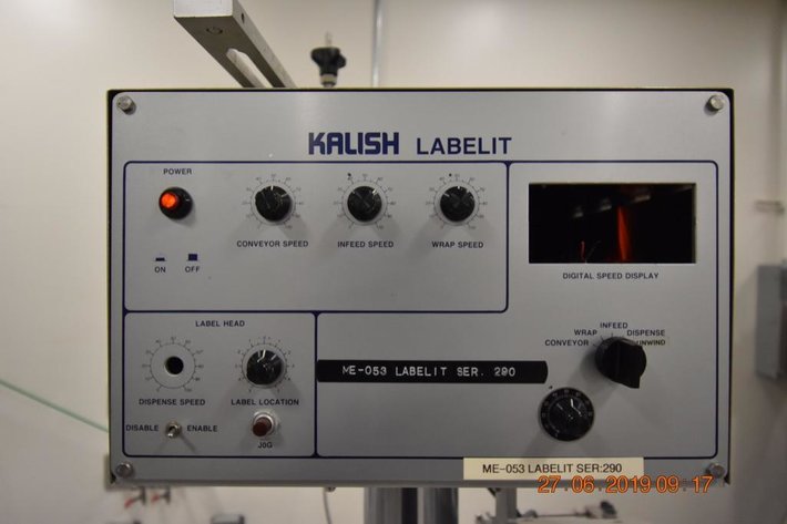 Image for ***SOLD*** MJK0077 Kalish Labelit Labeler MDL 6201