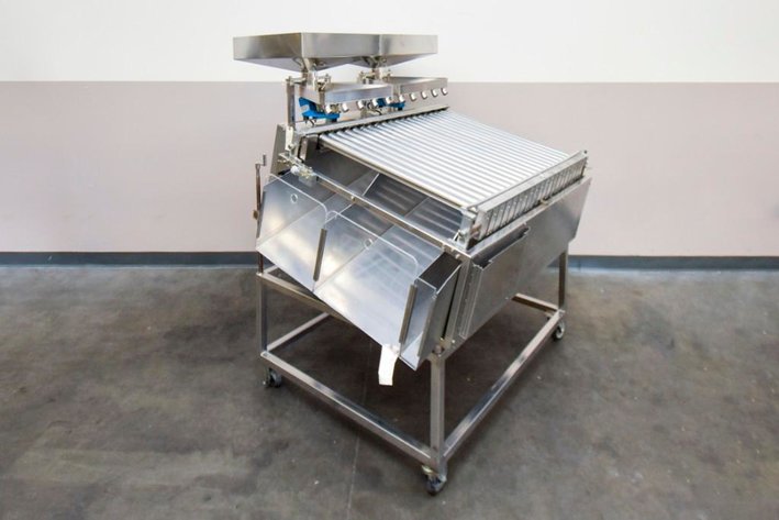 Image for MJK0200 10 Lane Softgel Sorting Machine with Vibratory Deck and Dual Hopper
