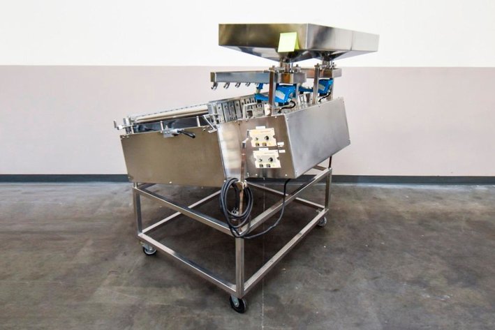 Image for MJK0200 10 Lane Softgel Sorting Machine with Vibratory Deck and Dual Hopper