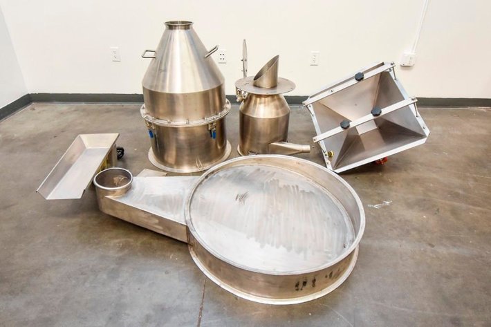 Image for MJK0284 Pallet of Pneumatic Feeder, Sifter Deck, Vibratory Feeder