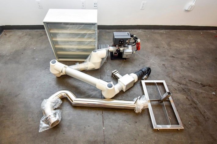 Image for MJK0307 Fume Extractor Hood with Filters and Fumex Arm