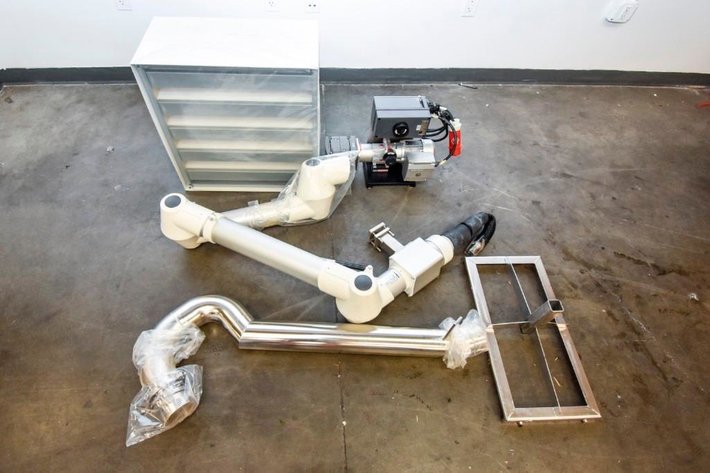 Image for MJK0307 Fume Extractor Hood with Filters and Fumex Arm