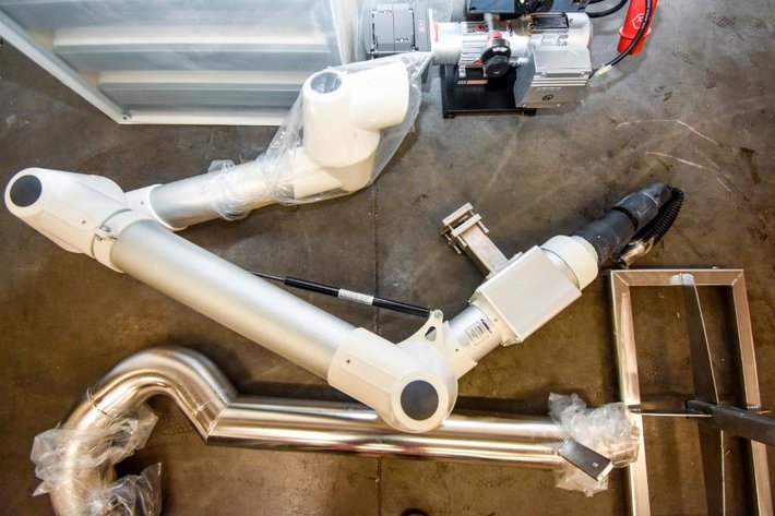 Image for MJK0307 Fume Extractor Hood with Filters and Fumex Arm