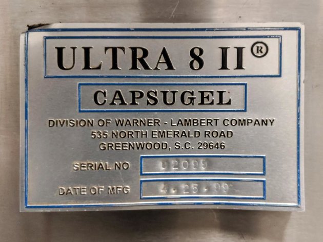 Image for ***SOLD***MJK0311 Capsugel Ultra 8 II Capsule Filler