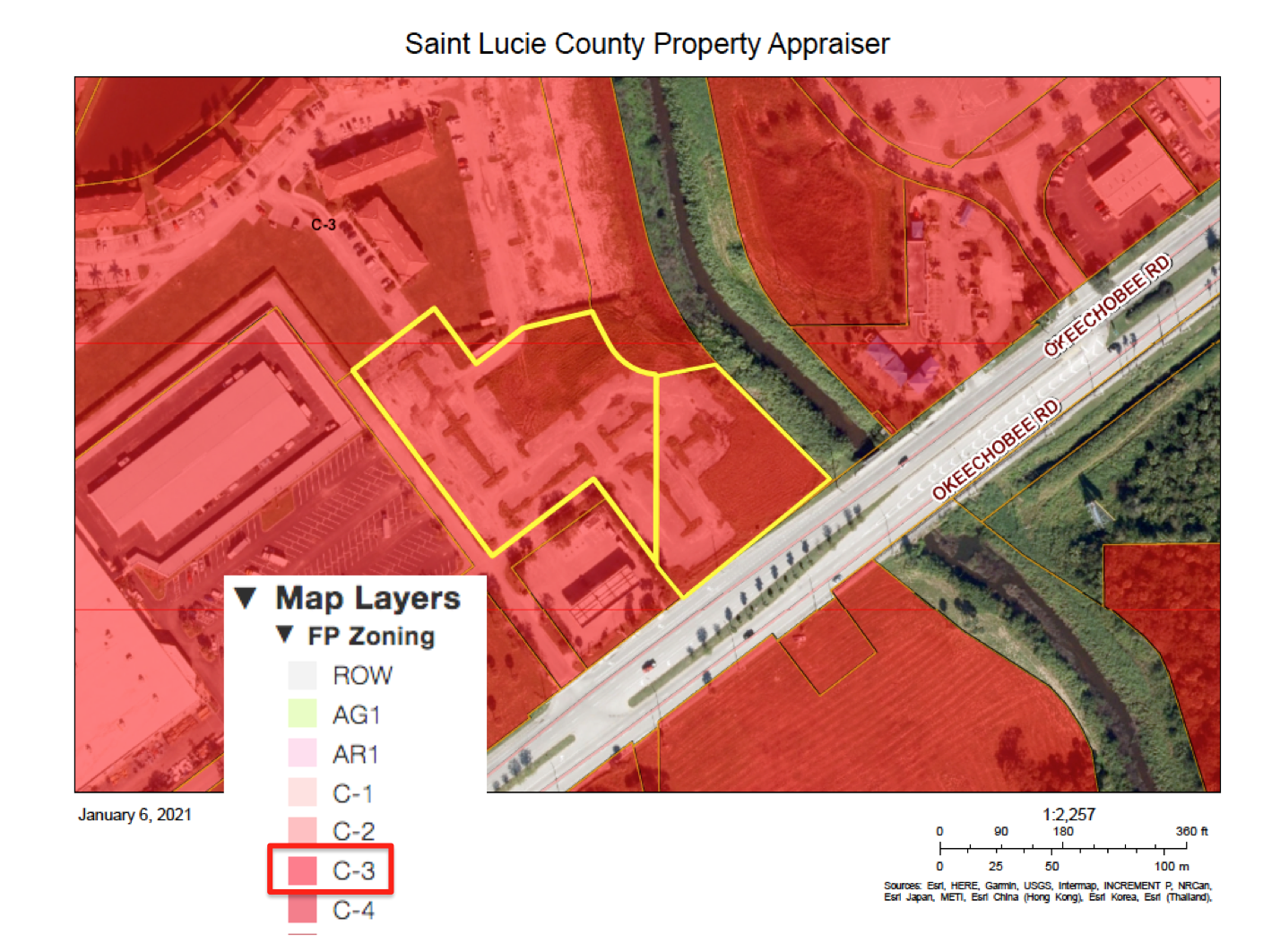 Image for For Sale ONLY at ABSOLUTE AUCTION 3.5+/- Acres on Okeechobee Road