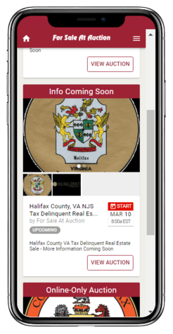 Image for Halifax County, VA #1 NJS Tax Delinquent Real Estate March 2021 #1